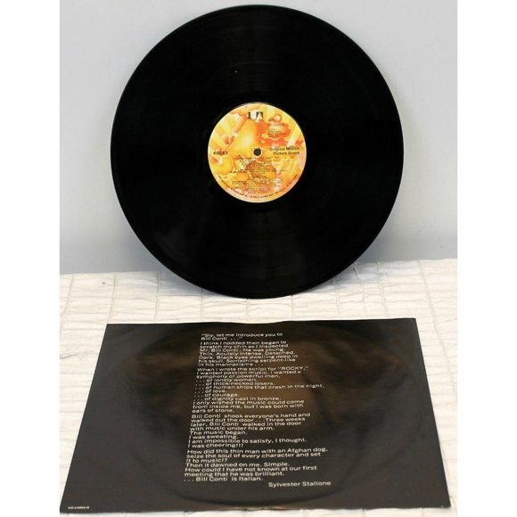 Vtg 1976 Rocky Motion Picture Soundtrack Bill Conti LP Vinyl Record - Picture 3 of 8